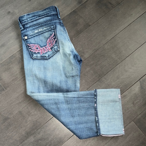 Rock & Republic Chrissy Crop Jeans. Size 26 - Picture 1 of 6